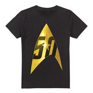 Star Trek Mens 50th Anniversary Delta T-Shirt / Black